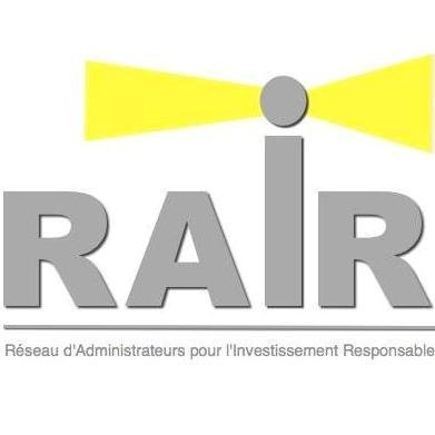 Le Réseau des Administrateurs pour l’Investissement Responsable (RAIR) regroupe des administrateurs d’institutions de retraite publiques et privées.