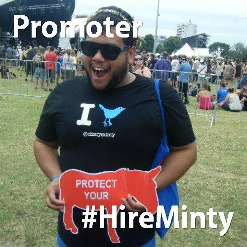 @clintyminty here. I'm a savvy Perth based #DigitalContent #SocialMedia specialist who is passionate, pro-active & excited about customer experience. #HireMinty