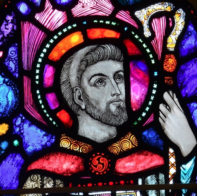 The Pilgrim Way of St.Columban from Myshall to Clenish, to Bangor, to Cornwall, to Brittany, to Luxeuil, to Bregenz, to Bobbio.