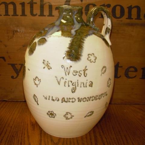 Pottery handmade in West Virginia.  Inspired by whitewater from the Gauley River.