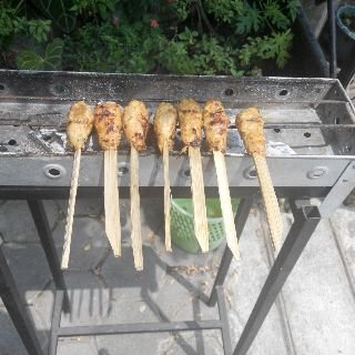 sate lilit ayam jogja . cuma 10rb 1porsi ( sate + nasi + lalap + sambal ) deliveri order 087838145304 pin bb 7e95f13d