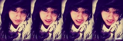 Real name is odalis..:/ i have rough days but i pull through..oh and i love all music i dont do discrimination...its not right..and.....call me alex ^^ i believ
