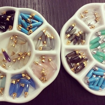 An independent bead store specializing in semi precious stones, & 1 of a kind items. Ask our helpful and friendly staff to help you with your designs today!