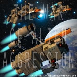The War of Alien Aggression, 2164-2165.
Don't believe the alien propaganda, Squidy-lover. Nobody ever comes in peace.
