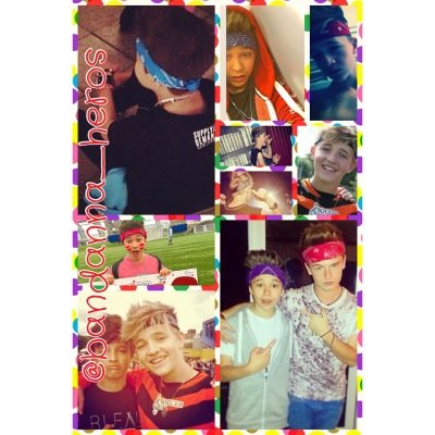 most heros wear capes,ours wear bandannas
bamniamhy&eviebailey
