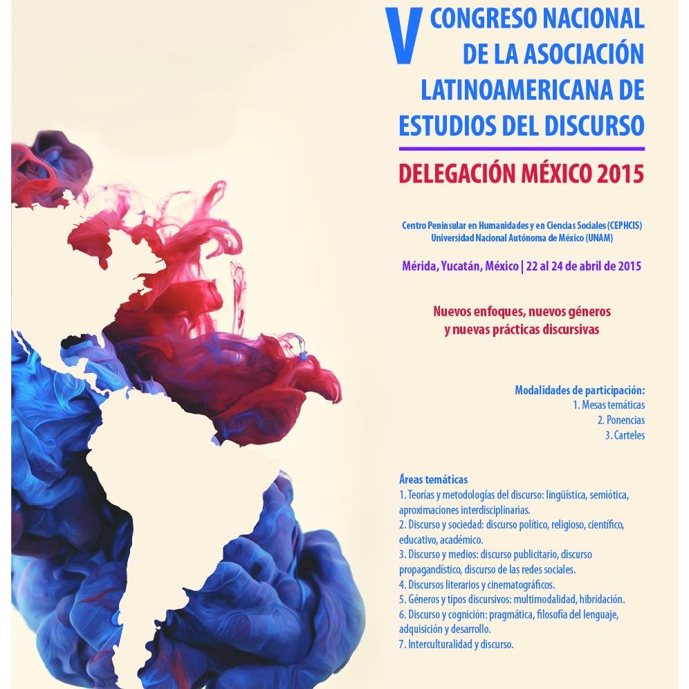 ALEDMex's profile picture. Uno de nuestros objetivos es promover el desarrollo científico de los estudios del discurso en América Latina. ¡Conócenos!