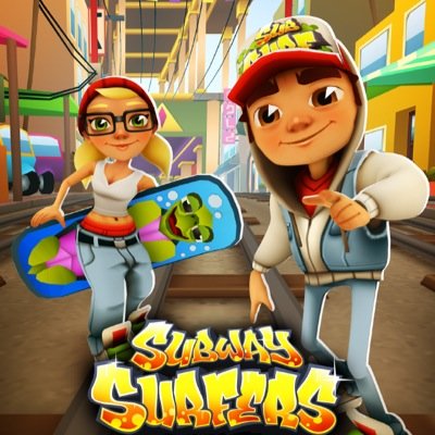 Metro de Surfers es un juego para móviles en funcionamiento sin fin de co-desarrollado por Kiloo, una compañía privada con sede en Dinamarca y SYBO Juegos.