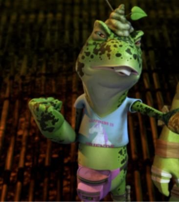 I'm Napoleon Bonafrog leader of the punkfrogs after we got mutated. #TMNT2012