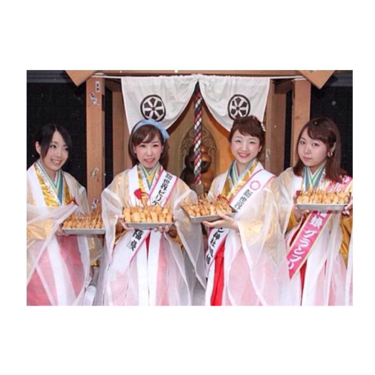 新世界100周年を記念して造営されたビリケン神社の福娘として、 新世界・ビリケン神社をPRします☆