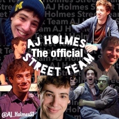 The official street team for @ajholmesmusic! We are here to show our support & to let the world know about him & his work.