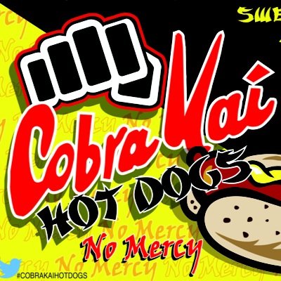 Cobra Kai food truck- real all valley karate champion hot dogs coming in 2015!
