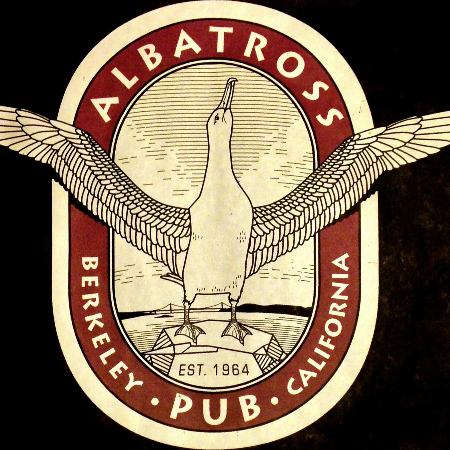 Albatross Pub, oldest pub in Berkeley, CA featuring board games, trivia night, 6 pro dart lanes, pool, live music, and fresh popcorn.