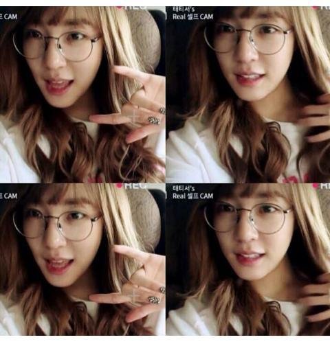 TIFFANY HWANG Pard// Cute eye smile ;) wanna see?? // jeti with @Jessica_jvng//Just me alone in here with sica unnie '-')°•