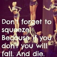 YOU CANT CHEER WITH US.