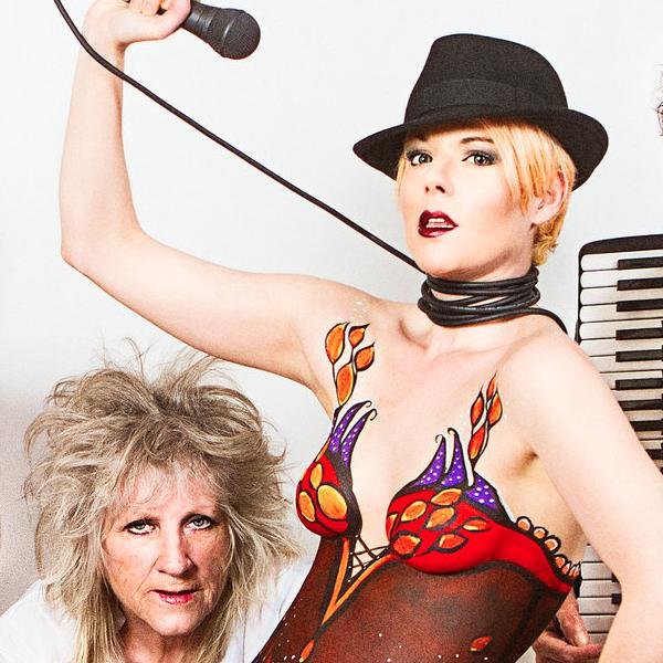 AJCabaret's profile picture. Dark-comedy-musical-cabaret. With body paint.