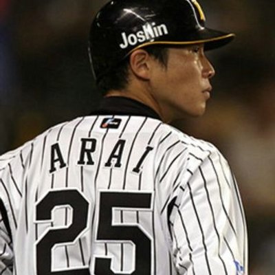 当時物 ずらさ 阪神タイガース / ♯25 新井貴浩 選手/応援T 当時物 ずらさ 阪神タイガース / ♯25 新井貴浩 選手/応援T