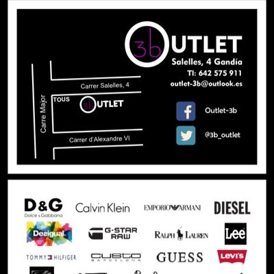 3b_outlet's profile picture. YA INAGURAMOS VENTE A CONOCERNOS EN LA ZONA COMERCIAL DE GANDIA, JUNTO A JOYERIA TOUS.