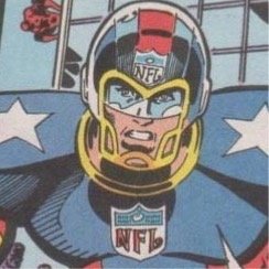 Former NFL player turned Super Hero! Tweets about NFL games and news!  (Not affiliated with Marvel or the NFL)
