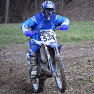 Still riding and racing.