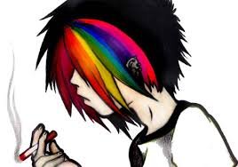 luv anything that has anime (yaoi BL) Luv and into emos and gays.Luv all them. i am so weird and luvs :)           smok weed     meow :3