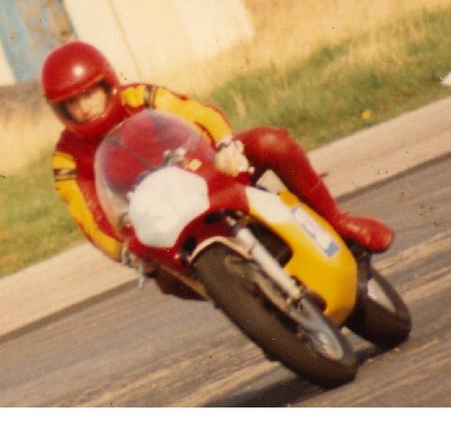 Ex TZ350 Racer.
Electric bike and battery builder. 
Solar Power Inventor.
Taught 8,000 people to ride motorcycles, including Mike Tyndall and Scott Redding
