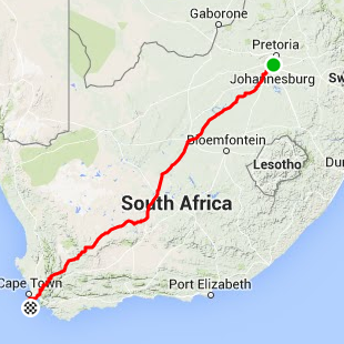 Jono and Anthony will be cycling from Johannesburg to Cape Town to raise awareness and funds for Erdheim Chester Disease. 1500km in a planned 10 days.