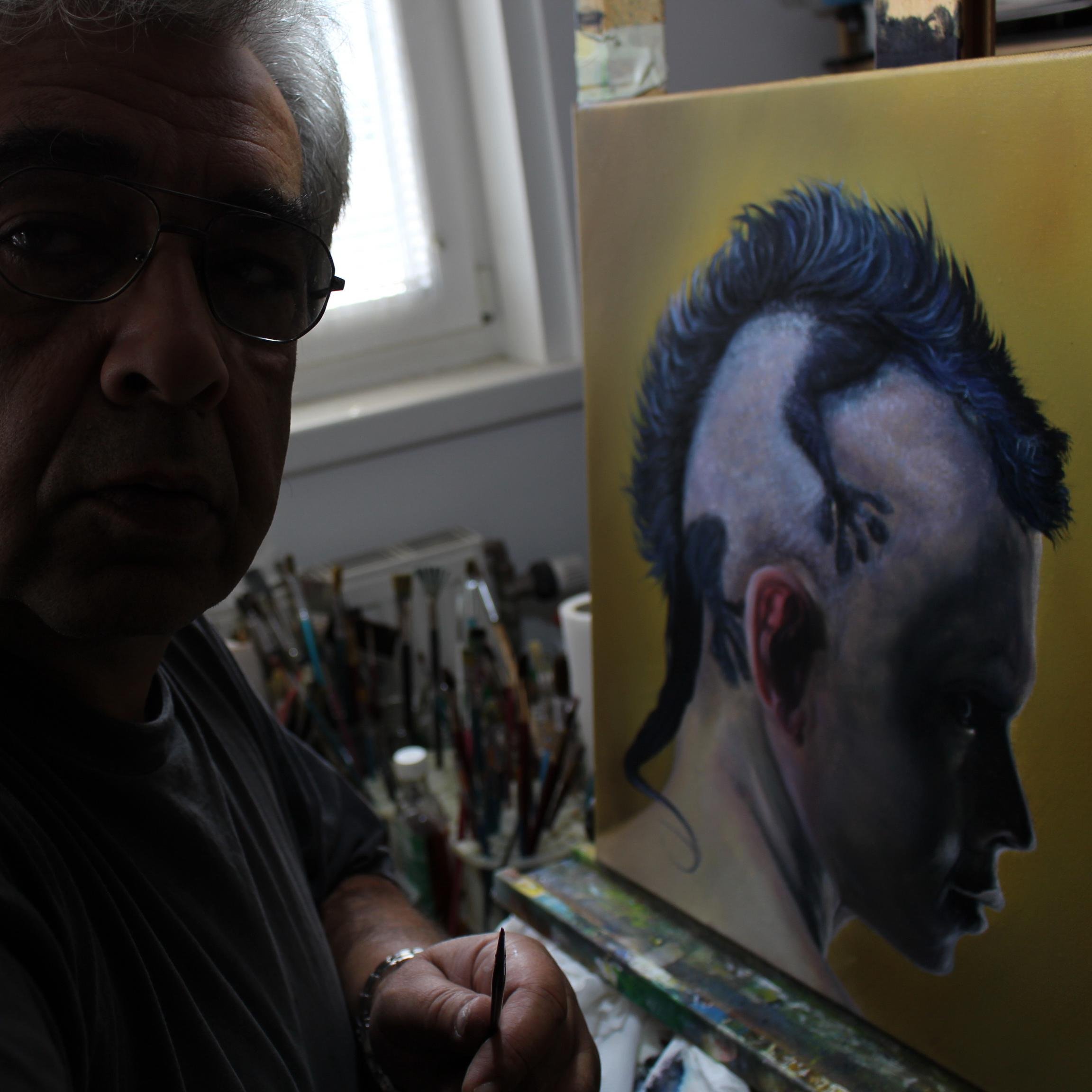 In 1983 I started to paint, it was for me a new hobby, but fun for the then still little available free time ....