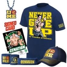 We sell WWE T-Shirt, Package, Hat, Wristbands etc. All made with attention to detail and quality that are of value to us, we hope you enjoy as much as we do.