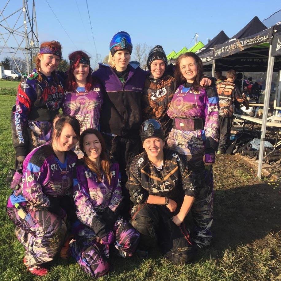 All Female paintball team - UK