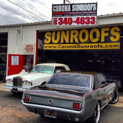 We Specialize In Sunroof Repairs and Installation Auto Upholstery Original or Custom Fit Convertible Tops Service and Replacements 951-340-4633