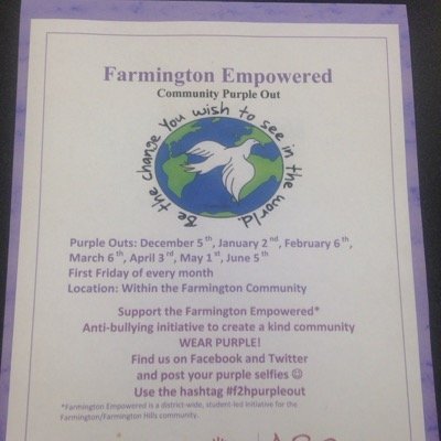 To help create a community where people are respected, happy, and safe by providing knowledge and self emowerment tools. WE ARE THE CHANGE.