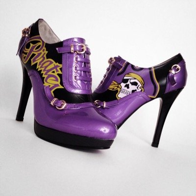 Officially Licensed Heels for the Pirate Nation. By Fan Feet.