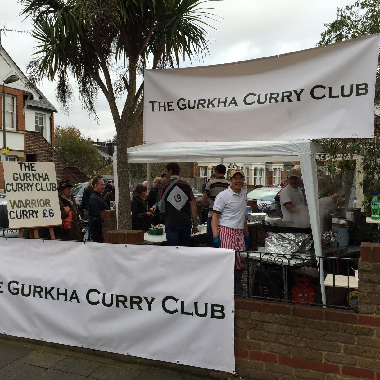 Outrageously tasty pre and and post match scoff for Twickenham match days, cooked by our incredible Gurkha chefs. Come give us a try!