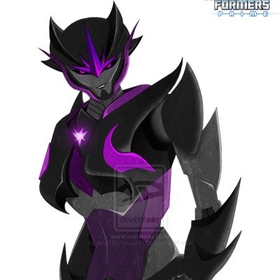 Famine, a young femme who believes Lord Holocaust is worthy of her spark.. Also a scientist that rivals up against Shockwave. #RP #Multiverse