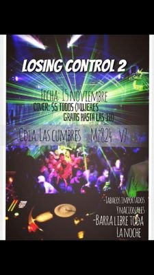 _losingcontrol1's profile picture. Losing Control 2 - Sabado 15 de Noviembre
