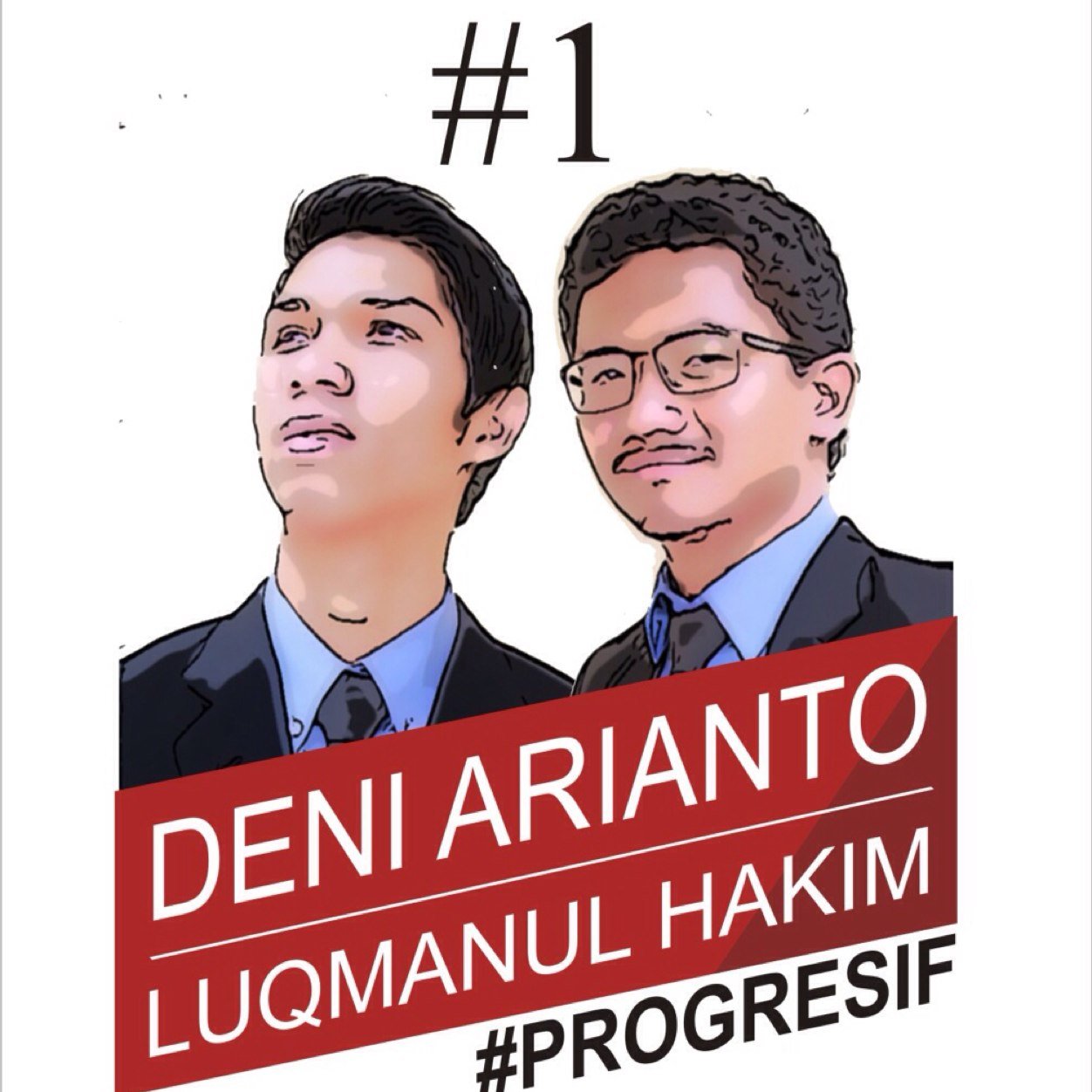 Calon Presiden dan Wakil Presiden BEM Kema FEB UNPAD 2015  #1 Deni - Luqmanul PROGRESIF