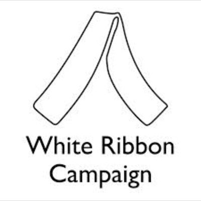 The White Ribbon Campaign is aimed at men who pledge to never commit, condone or remain silent on violence against women and girls