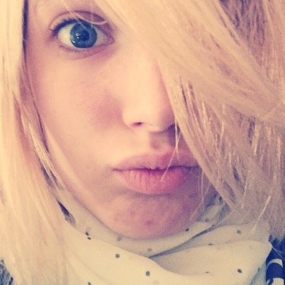 Blonde girl webcam