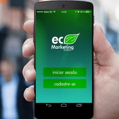 A Ecomarketing Mobile é uma empresa que desenvolve ações de marketing explorando a tecnologia de forma sustentável.