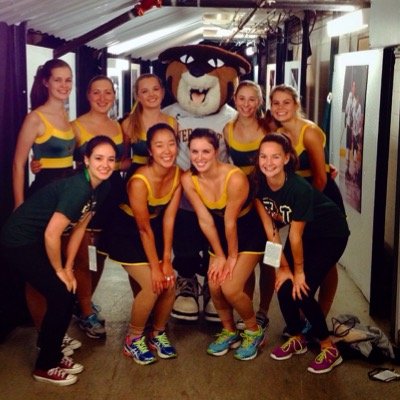 We are a team of figure skaters who perform at the University of Vermont Men's varsity hockey games