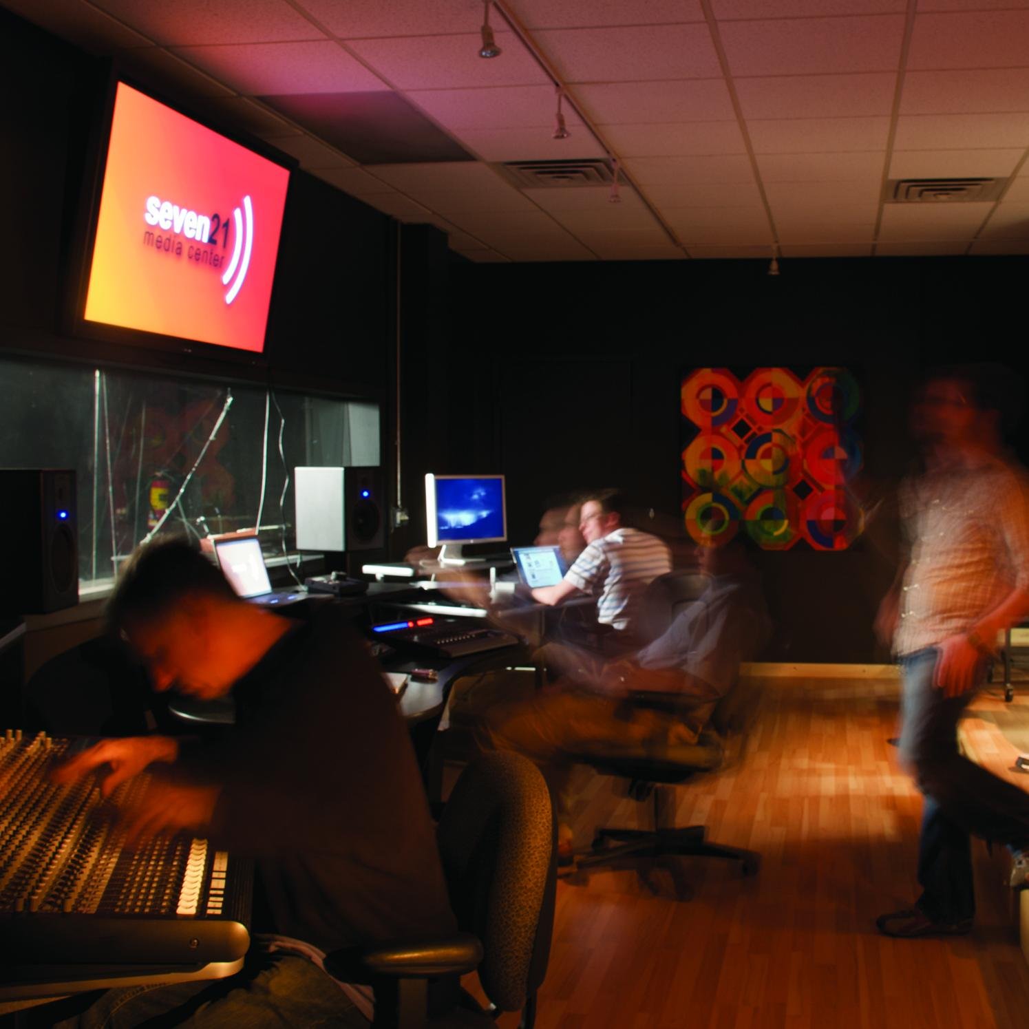 Seven21 Media Center is the premiere digital media production center. Leaders in Film, Video, Audio, Web, Graphics, Design- TV studios, edit rooms, office space