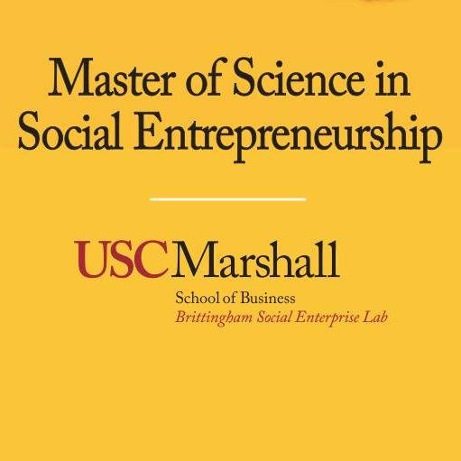 Are you ready to change the world? The Master of Science in Social Entrepreneurship (MSSE) at USC Marshall is the business degree you need.