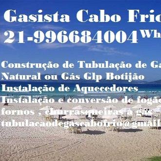 Instalação De Tubulação De Gás Natural ou Central De Gás P-45 Residencial e Predial.Instalação de Aquecedor Fogão. Cabo Frio , Arraial  21-996684004 Whatsapp