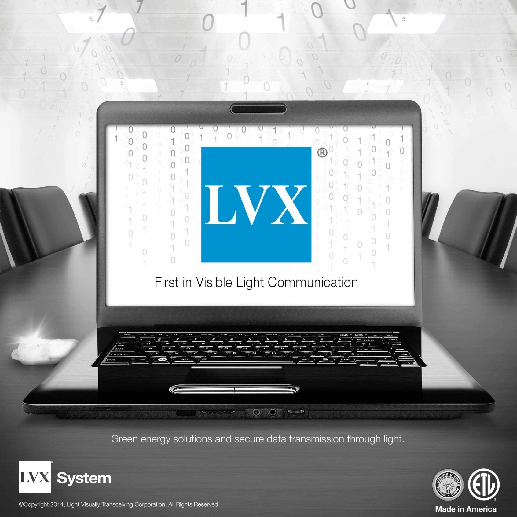 LED tech start-up | founder and inventor of two-way visible light communication (VLC) | energy-efficient and environmentally responsible | made in America