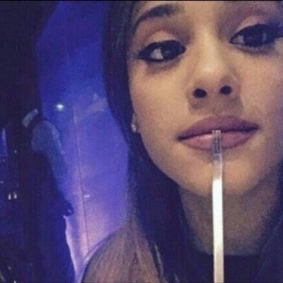 follow my new account @definitegrande because i love you