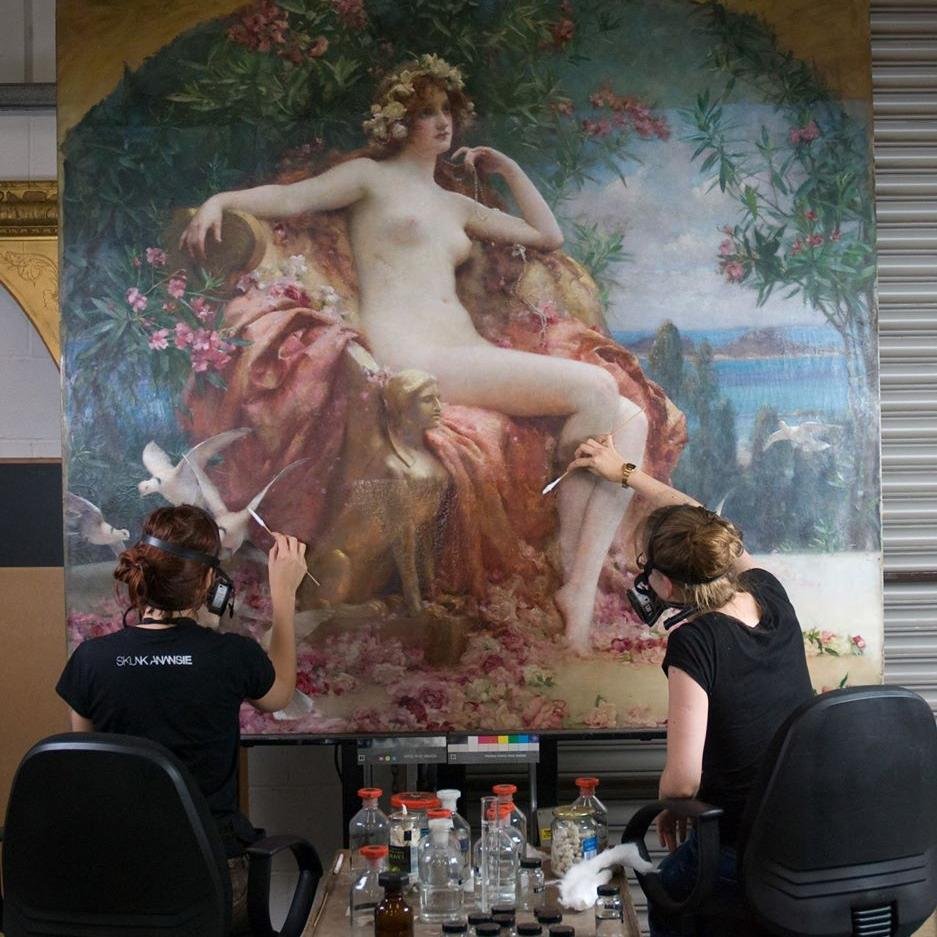 ckconservation's profile picture. Painting conservation studio