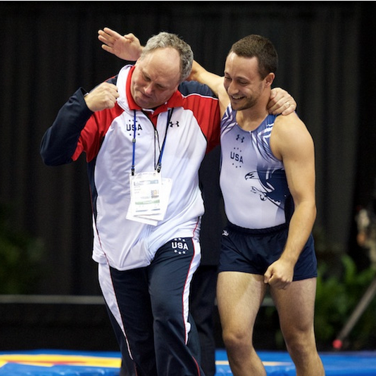 World Champion. 8x World Medalist. World Record Holder. Team USA Double Mini. Web developer (PHP, Laravel, JS, Angular, and HTML5).