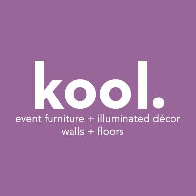 kool. Party Rentals is a North American event rental company specializing in event furniture rentals + illuminated decor.