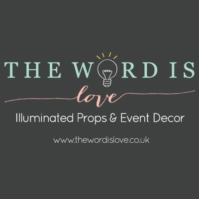 Thewordislove1's profile picture. The Northwests Biggest & Brightest Light Up Letter Company. Voted 'Best Special Touch' at TWIA 2015 & 16. As seen on ITV2 & in HELLO & OK magazines