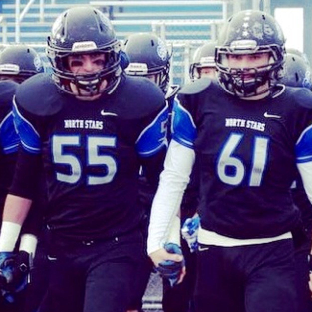 X starting center/captain for varsity football at St.charles north i am Cavarly Scout in the United States Army and I love my job scouts out HUA baby!